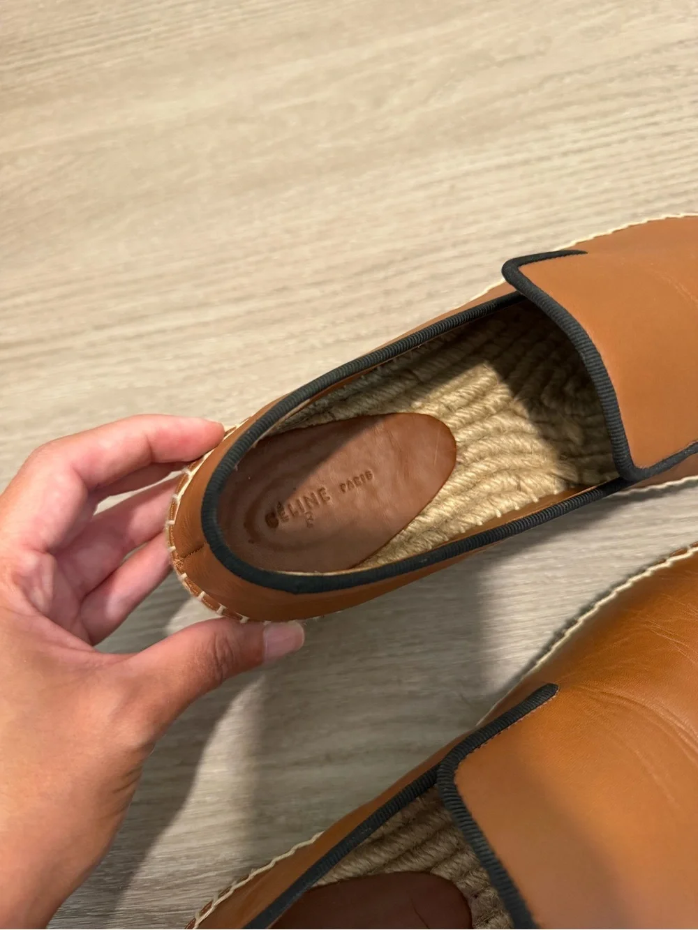 Celine Leather Espadrilles